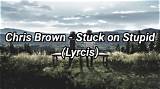 Meaning of Stuck on Stupid by Chris Brown