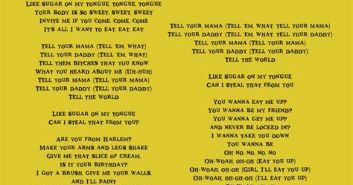 Meaning of Sugar on My Tongue by Talking Heads