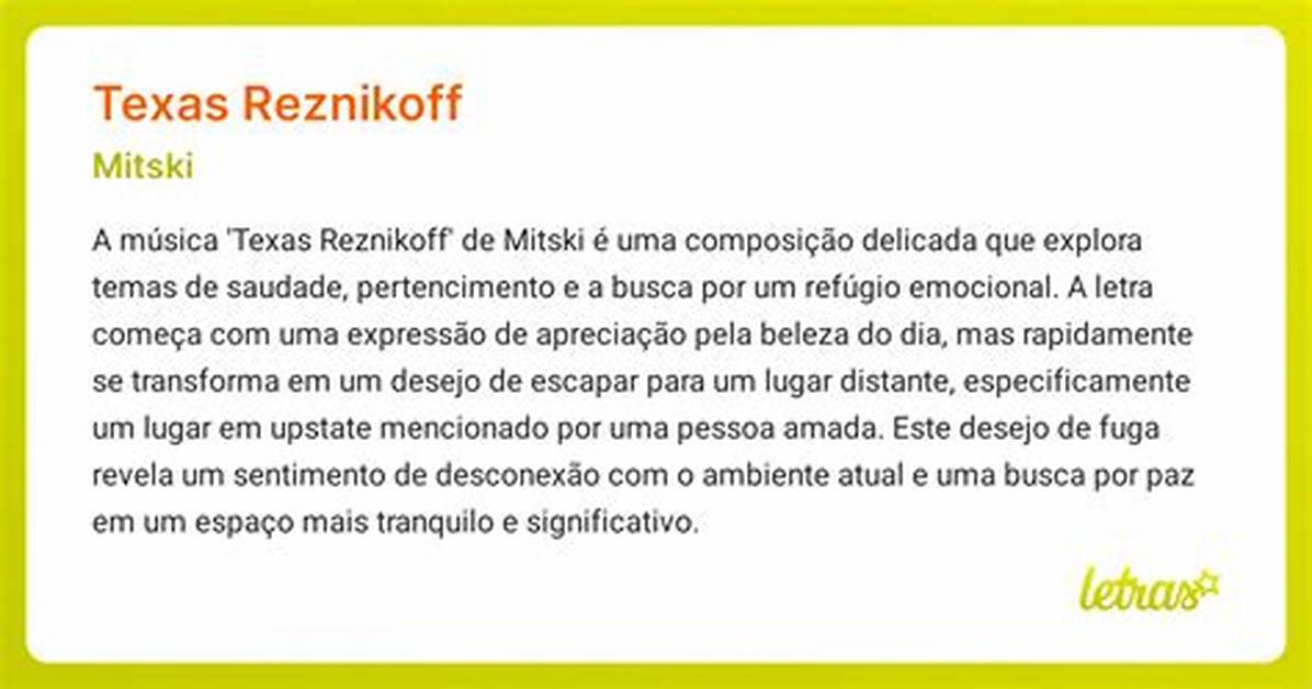 Meaning of Texas Reznikoff By