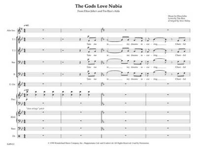 Meaning of the Gods Love Nubia by Elton John