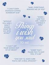 Meaning of ​Things I Wish You Said by Sabrina Carpenter