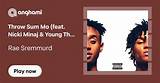 Meaning of Throw Sum Mo by Rae Sremmurd