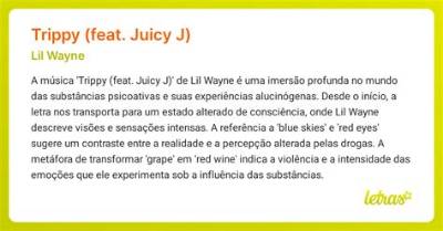 Meaning of Trippy by Lil Wayne