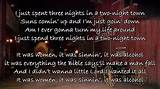 Meaning of Two Night Town by Jason Aldean