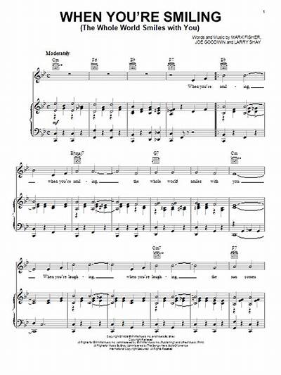 Meaning of When You’re Smiling (The Whole World Smiles with You) by Frank Sinatra