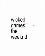 Meaning of Wicked Games (Live) by the Weeknd