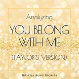 Meaning of You Belong with Me, You Belong with Me