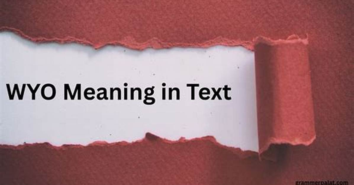 Meaning of You By