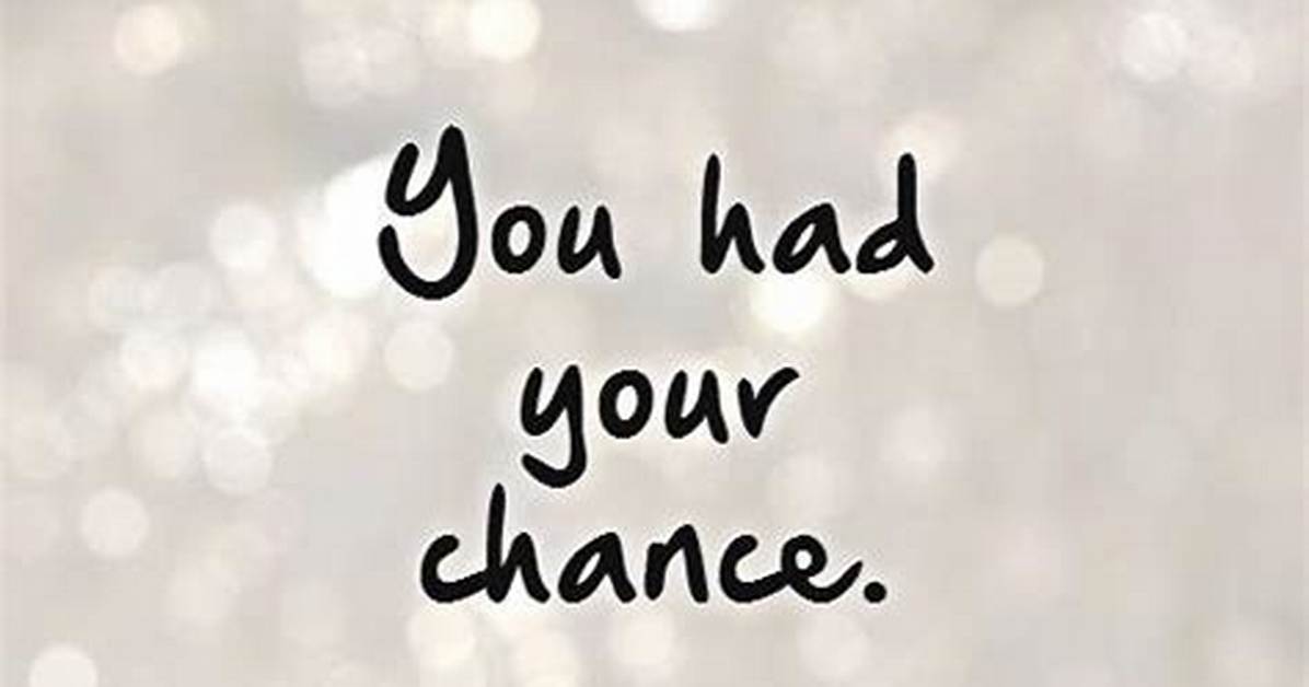 Meaning of You Had Your Chance by Mariah