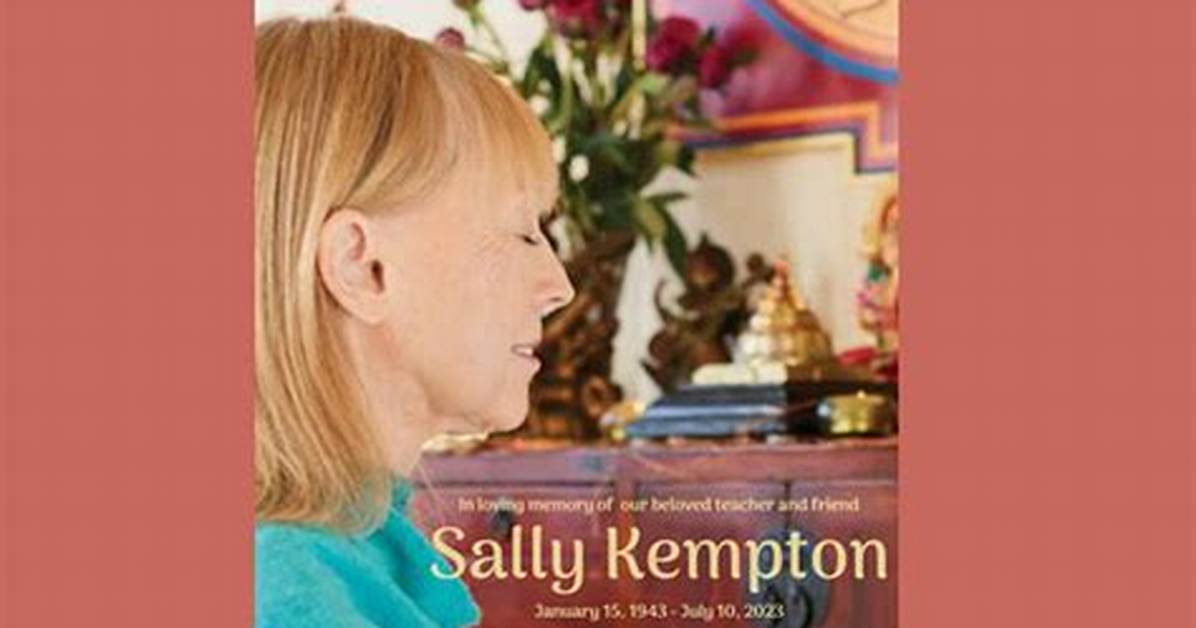 Meditation Teacher: Sally Kempton Obituary Death Cause and Family