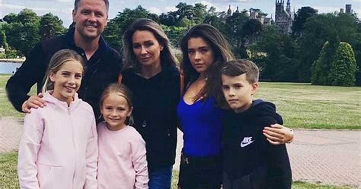 Meet Michael Owen S Four Kids Jessica Gemma Rose Emily May and James Michael Owen with Wife