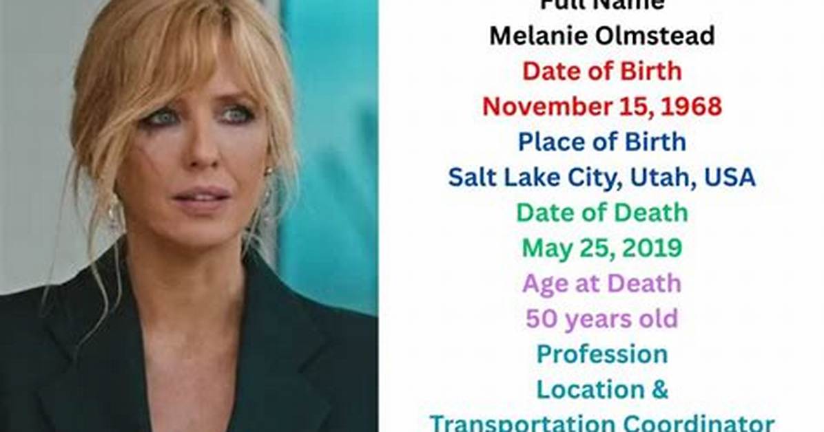 Melanie Olmstead an Inspiring Story Of