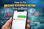 Message Block Is Active Iphone