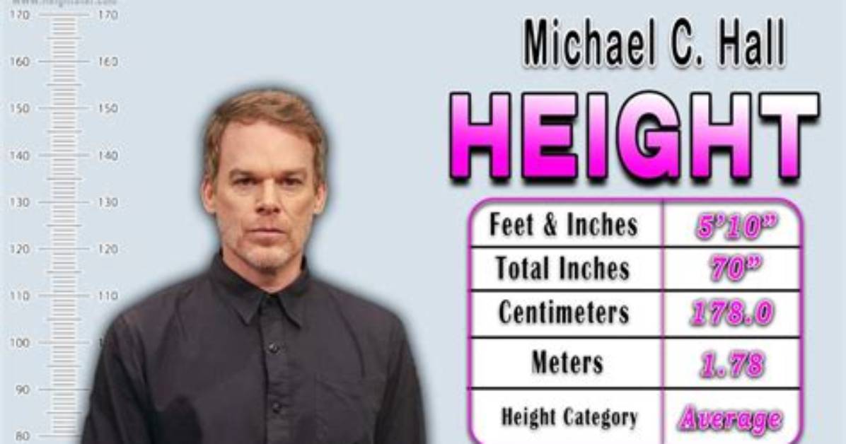 Michael C Hall Height Exact