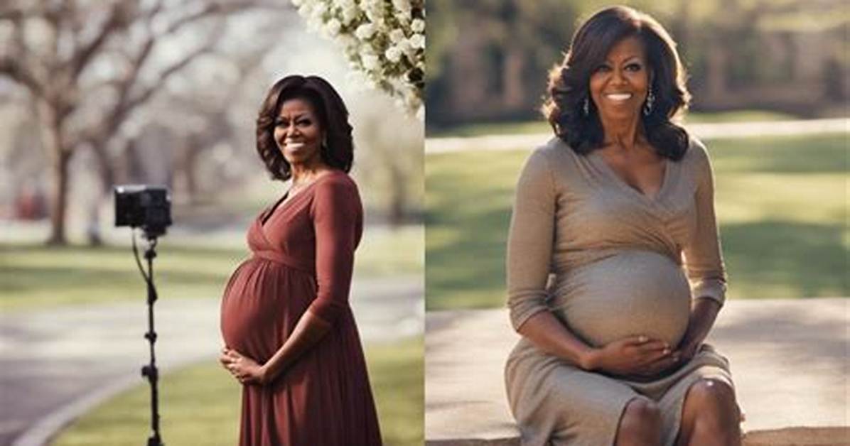 Michelle Obama's Pregnancy: a Look Back at Her Journey