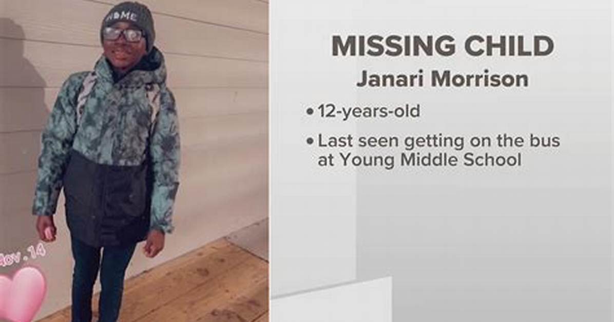 Missing: What Happened to Janari Morrison? Know Everything About the 12 Year-Old Atlanta Boy