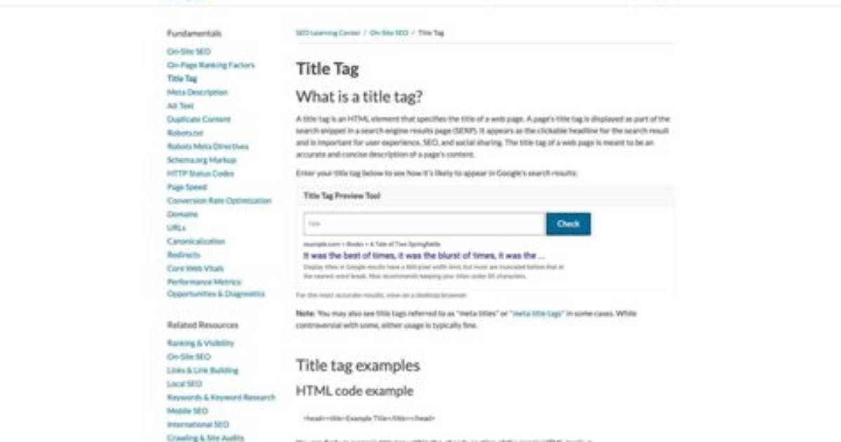 Moz Title Tag Preview: a Comprehensive Guide to Optimizing Your Seo Titles