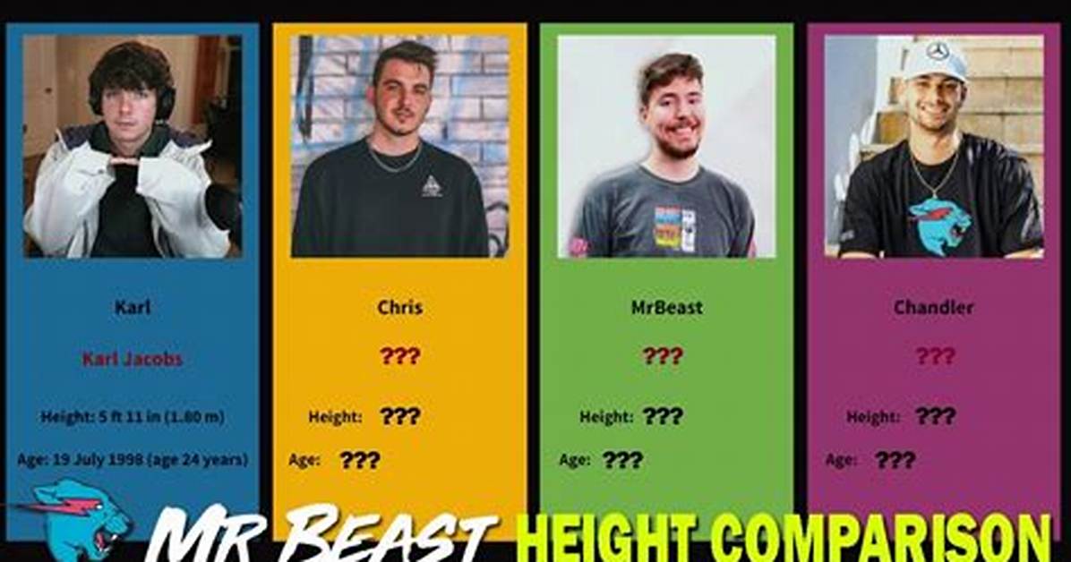 Mrbeast Chandler Height