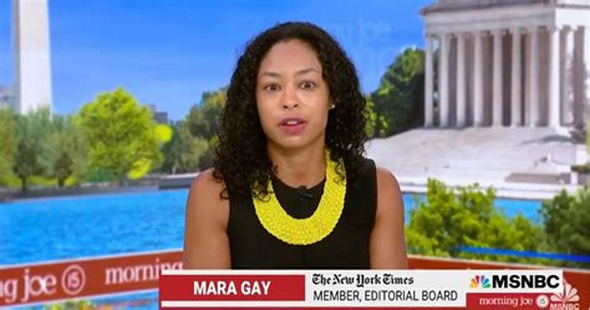 Msnbc: Mara Gay Is Married to Doug Jackner, Meet Her Husband and Parents – How Old Is She Today?