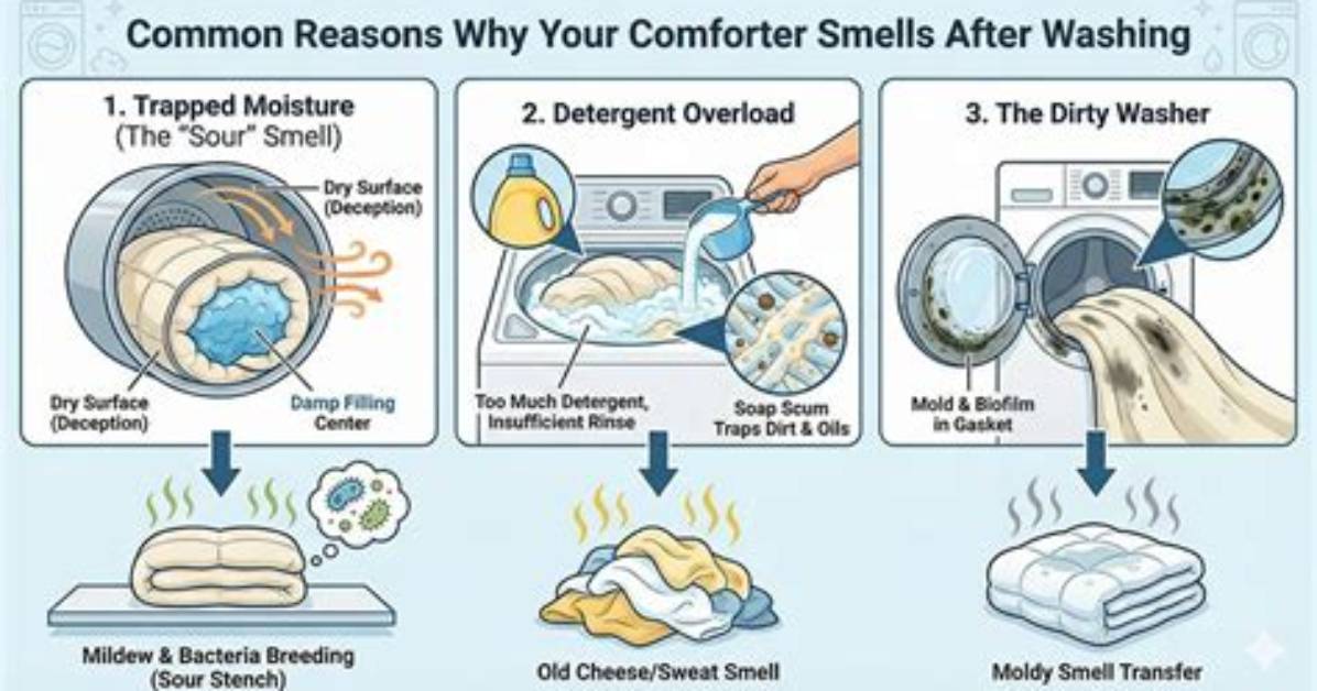 My Down Comforter Smells
