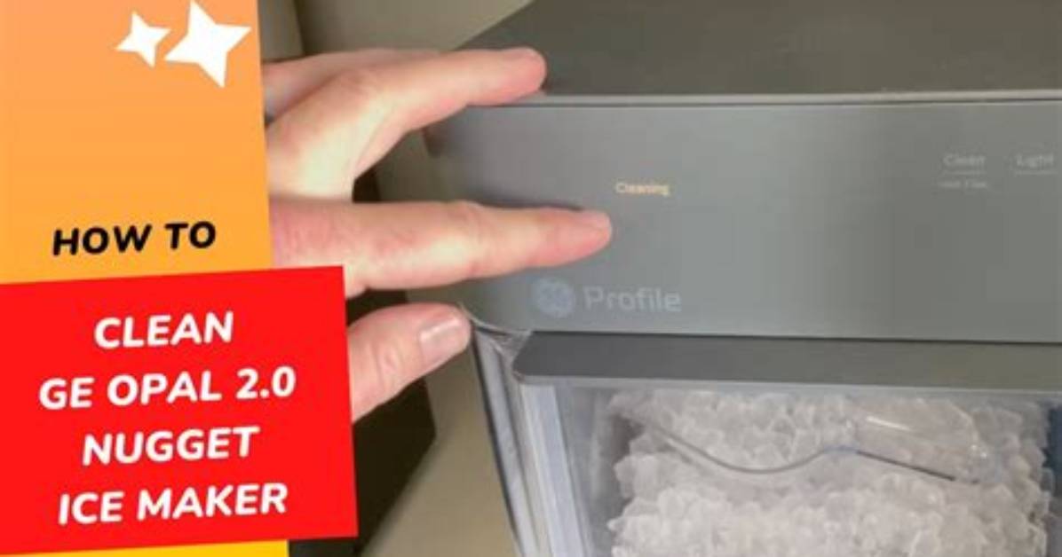 My Ge Ice Maker Is Clogged up in The