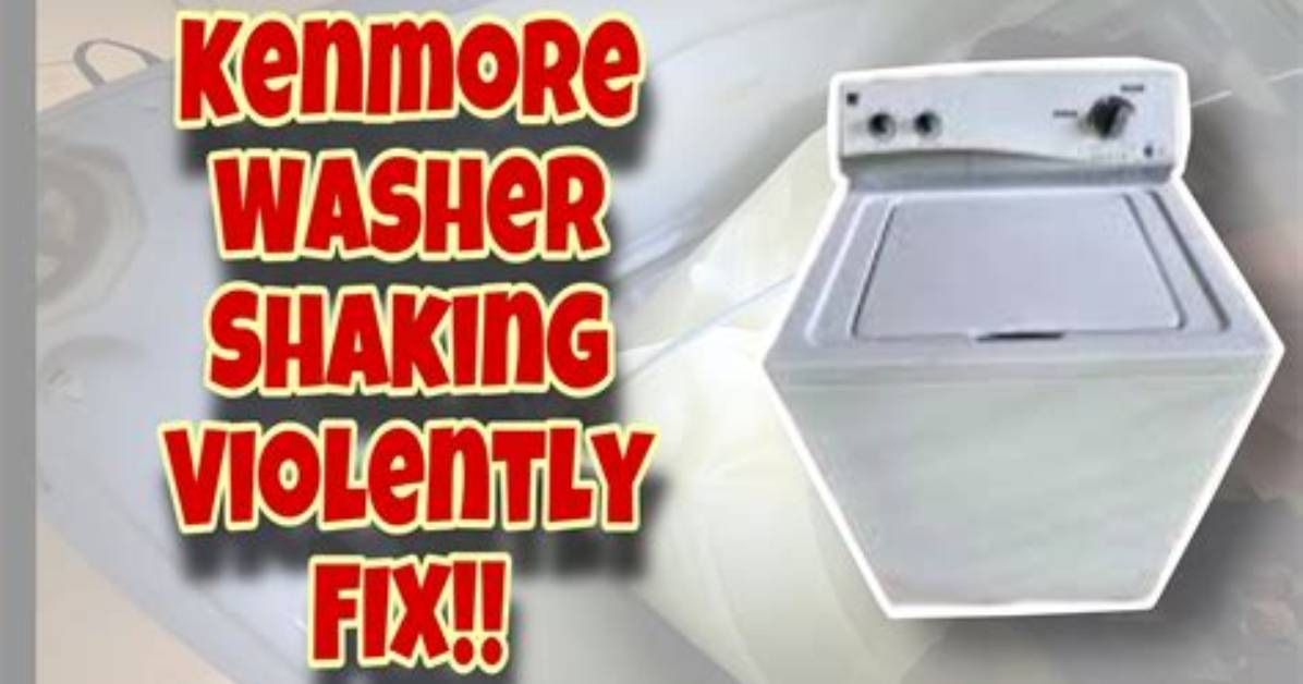 My Kenmore Washer Needs a New Balance