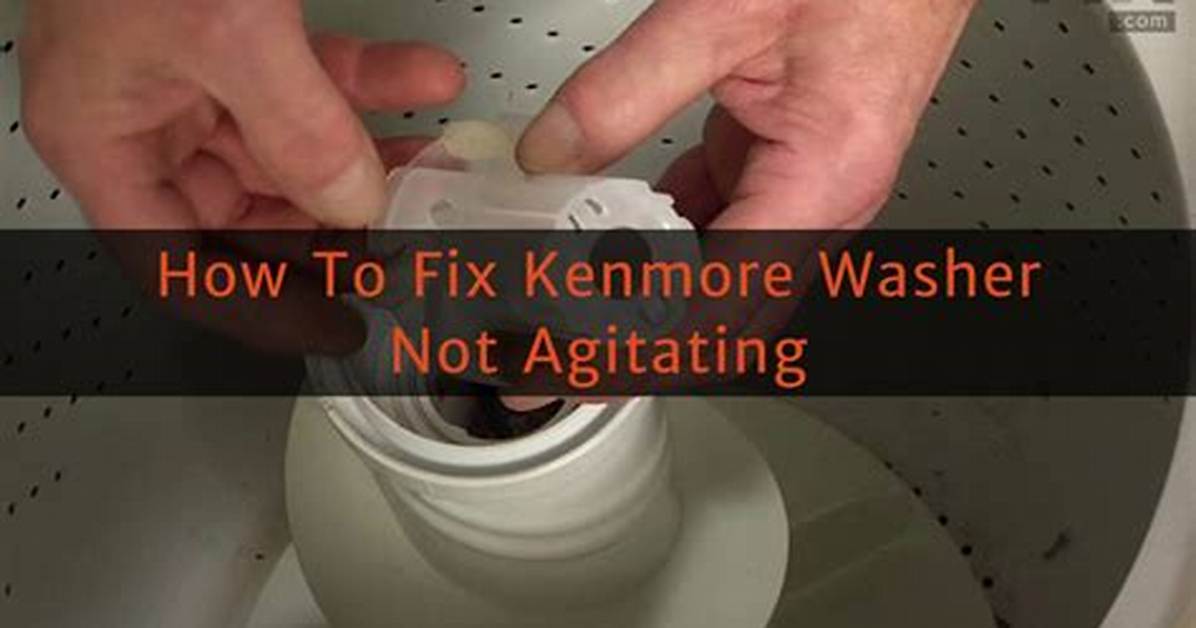 My Kenmore Washer Needs a New