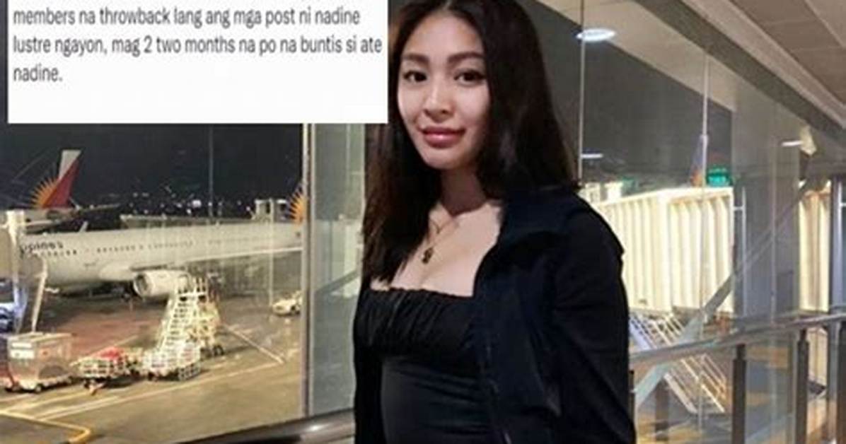 Nadine Lustre Announces Her Pregnancy and Fans Wonder If She Is Having the Baby with Her New