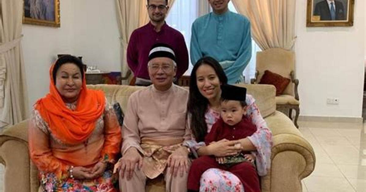 Najib Razak Has Five Children, Nooryana Najwa Najib, Puteri Norlisa Najib, Mohd Nizar Najib, Mohd Nazifuddin Najib and Norashman Najib