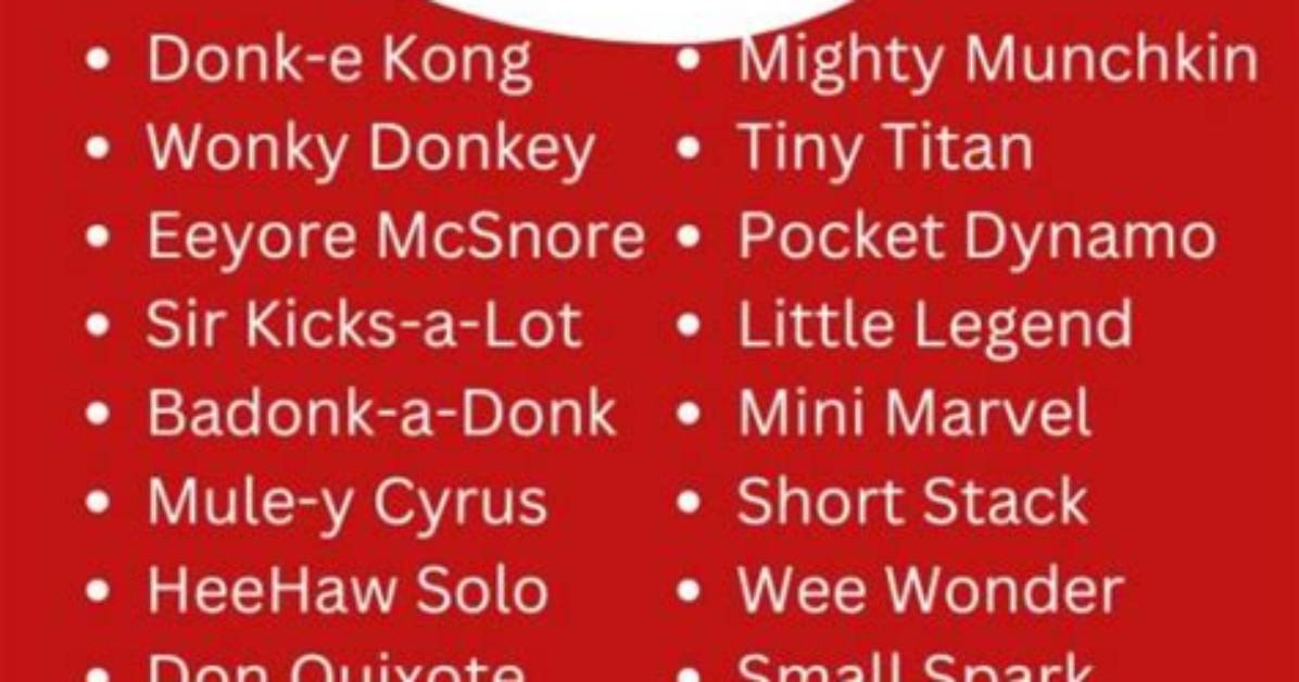 Names for Short People