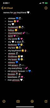 Names to Put as Your Boyfriend's Contact: Creative Ideas and Tips
