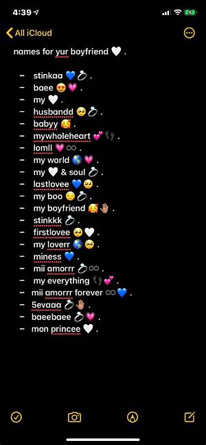Names to Put as Your Boyfriend's Contact: Creative Ideas and Tips