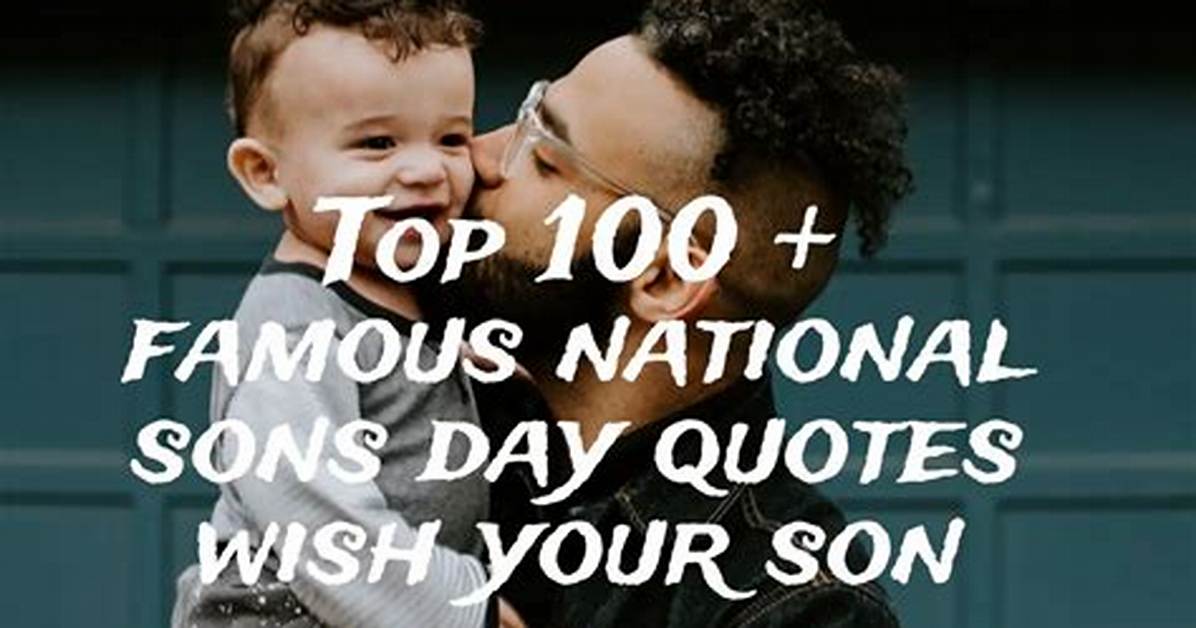 National Sons Day Sayings and Quotes