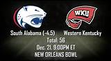 New Orleans Bowl Western Kentucky Vs. South Alabama Prediction: Odds, Spread, and More