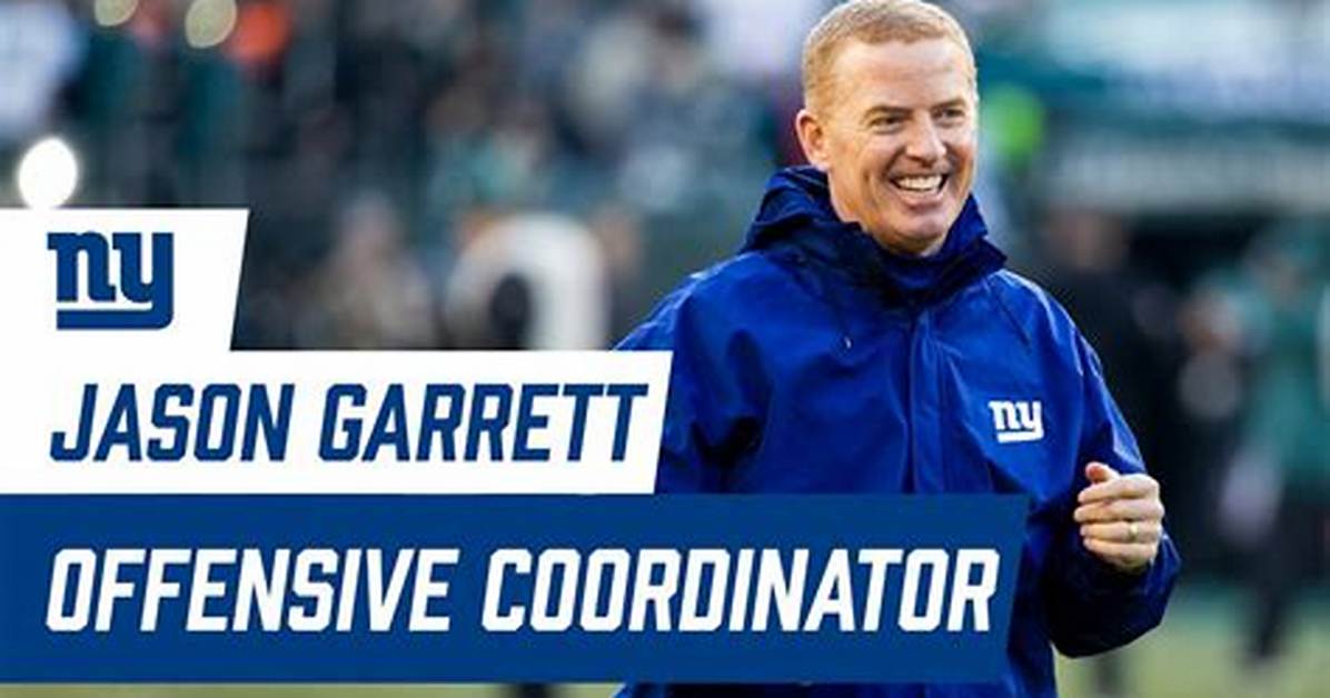 New York Giants Hire Jason Garrett to Be Their New Offensive