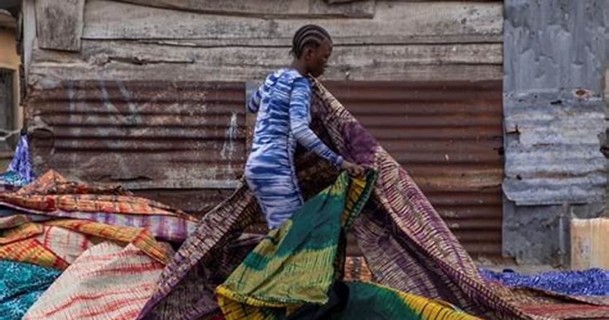 Nigeria S Dyed Cloth Traders Feel