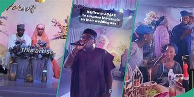 Nigerian Bride Who Thought Asake Came to Her Wedding Finds out It Was a Prank, Video Goes Viral