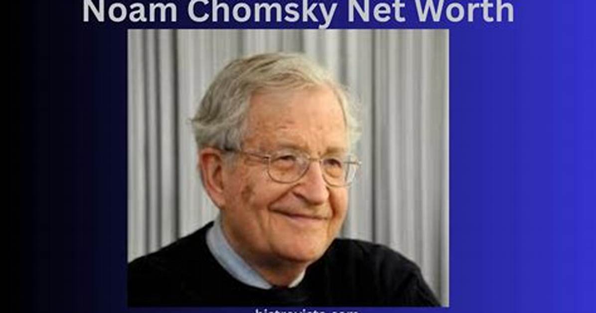 Noam Chomsky Net Worth How Much Is