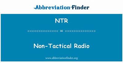 Ntr Acronym: Understanding Its Meaning, Usage, and Impact