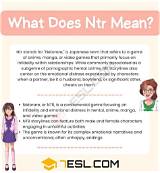 Ntr Meaming: Understanding the Trend and Its Cultural Significance