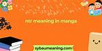 Ntr Novel Meaning: a Comprehensive Guide to Understanding the Concept