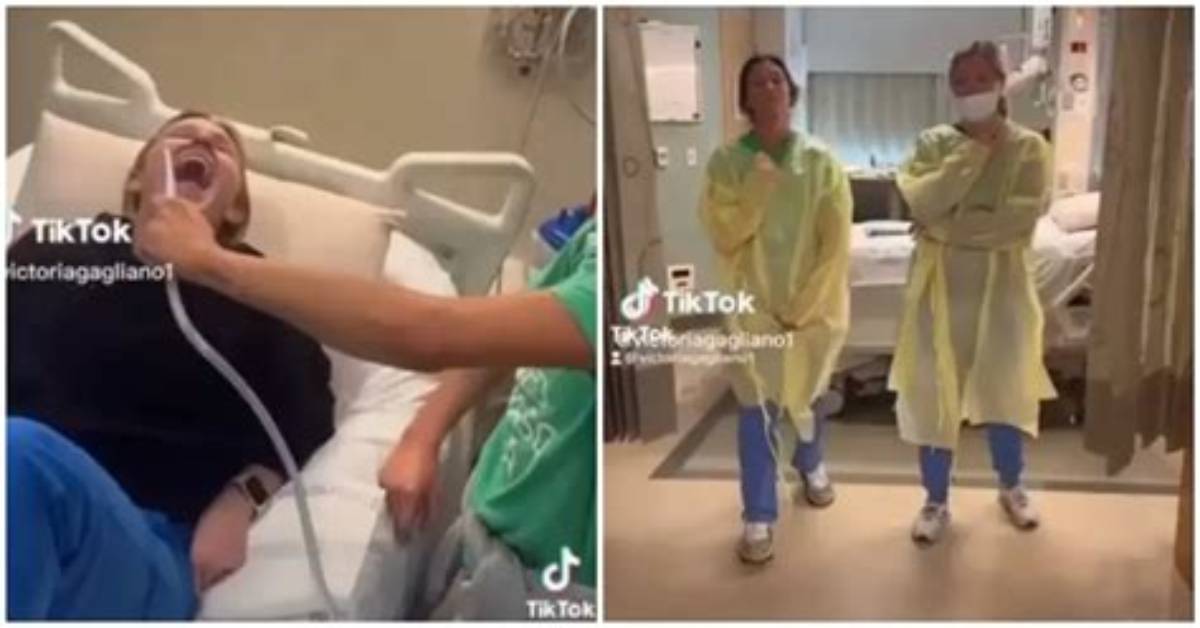 Nurses Dance to Slut Me out on Tiktok Were