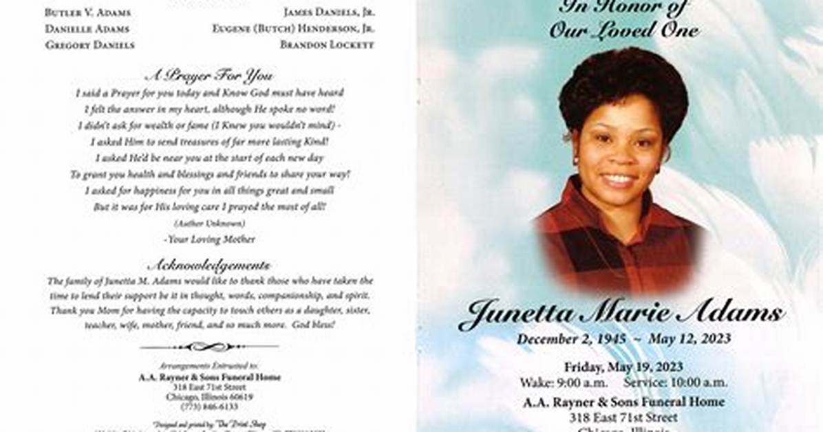 Obituary for the Late