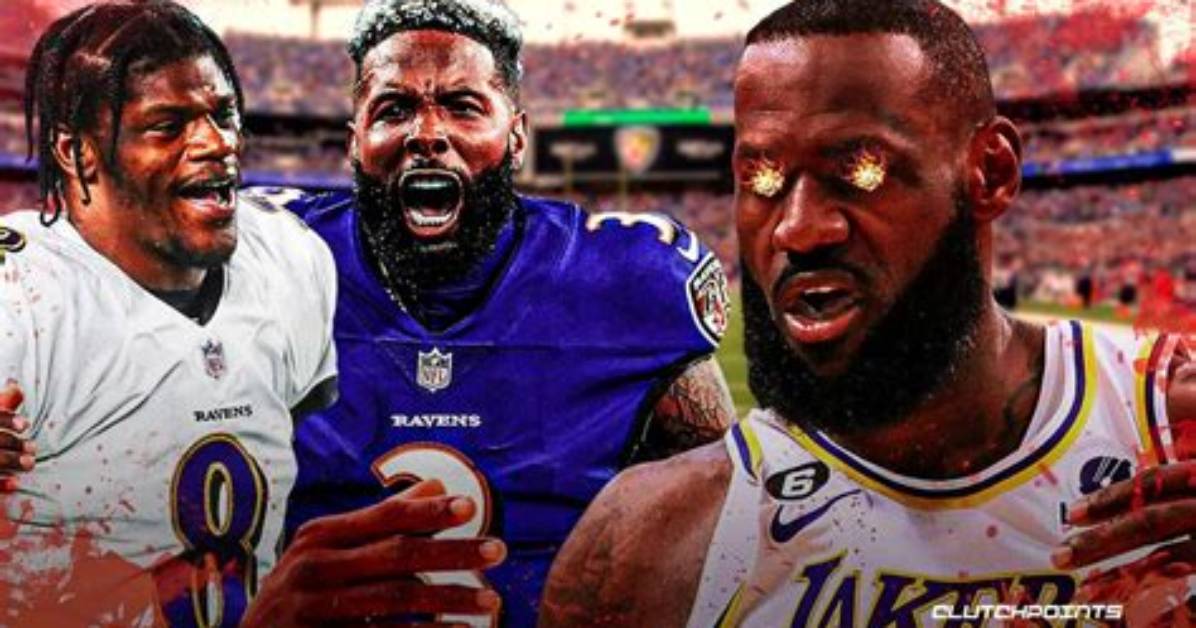 Odell Beckham Jr Lamar Jackson S Facetime Photo Goes Viral After Wr S Baltimore Ravens