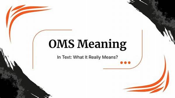 Oms Slang Meaning: Understanding the Origin, Usage, and Cultural Impact
