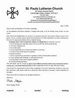 On a Pastoral Letter?