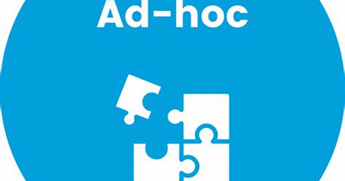On an Ad Hoc