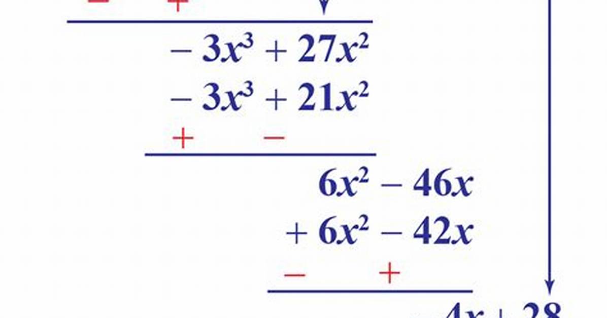 On Division of Polynomials?