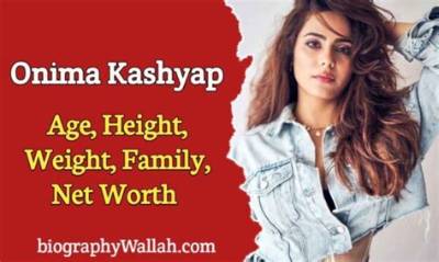 Onima Kashyap Height, Weight, Net Worth, Age, Birthday, Wikipedia, Who, Instagram, Biography