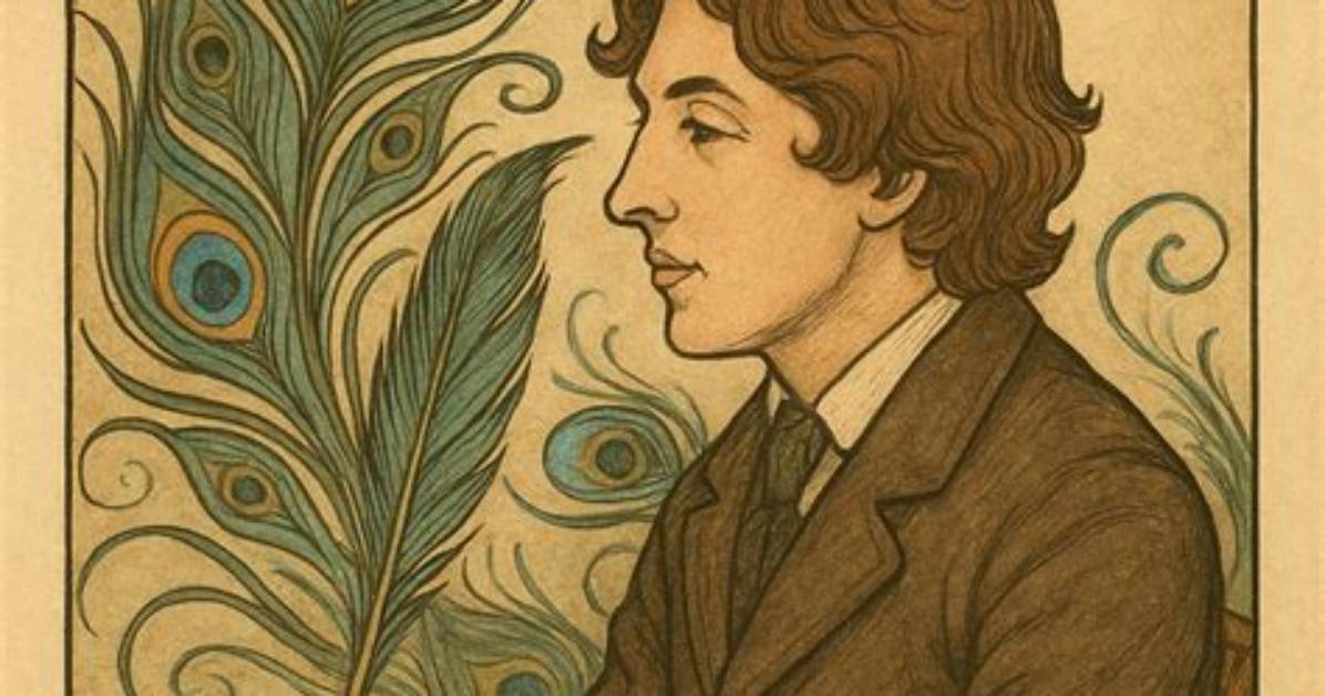 Oscar Wilde She Is a Peacock in Everything But